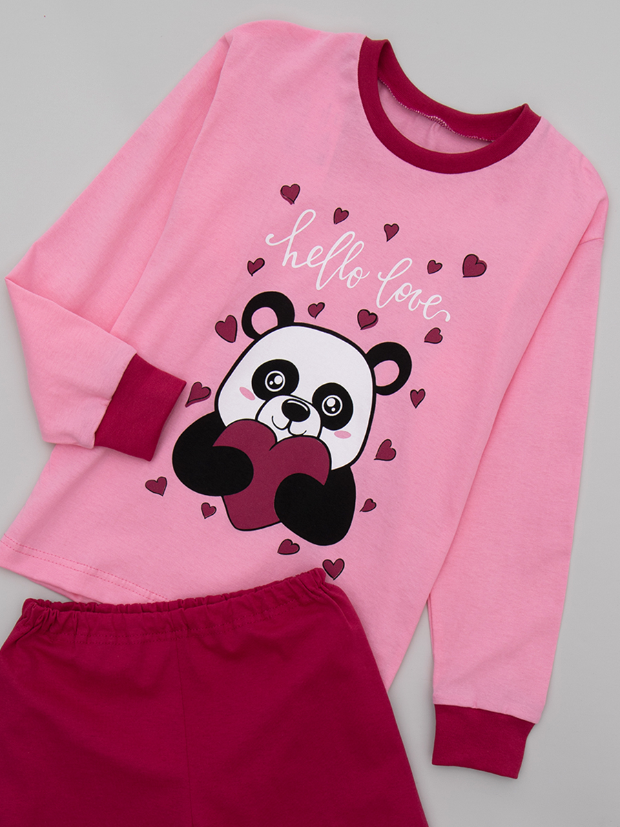 Пижама детская, цвет: пыльно-розовый