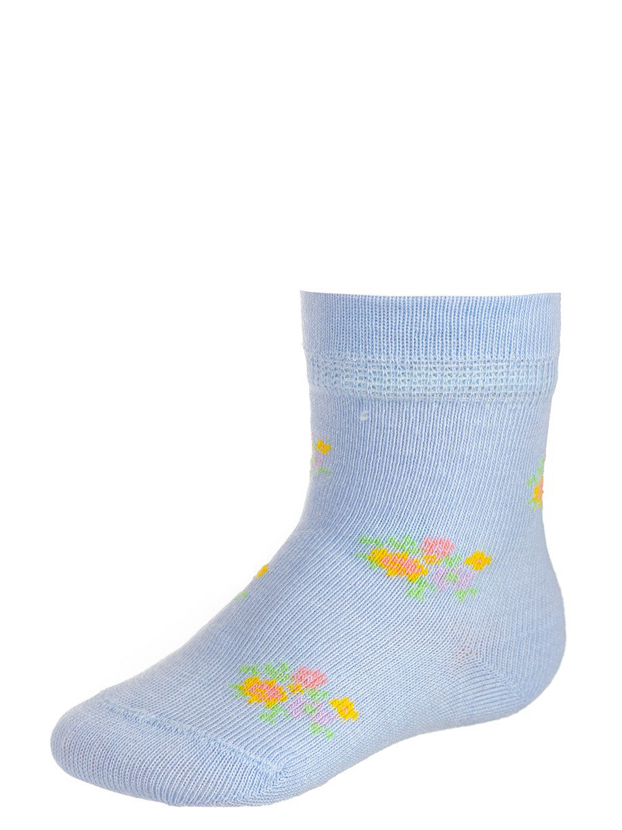 Носки для девочки, цвет: голубой