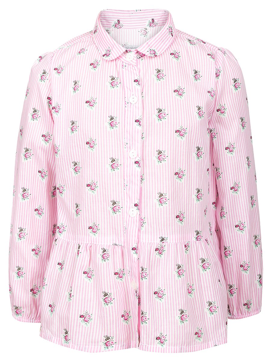 Блузка для девочки, цвет: пыльно-розовый