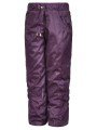 Брюки из плащевой ткани на подкладке из флиса (девочка), цвет: фиолетовый