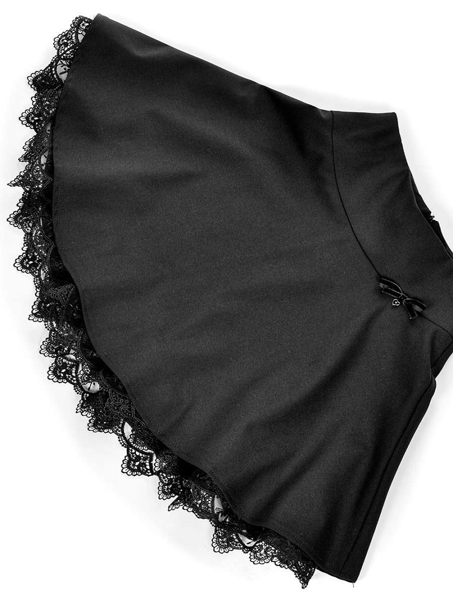 Юбка текстильная, цвет: черный