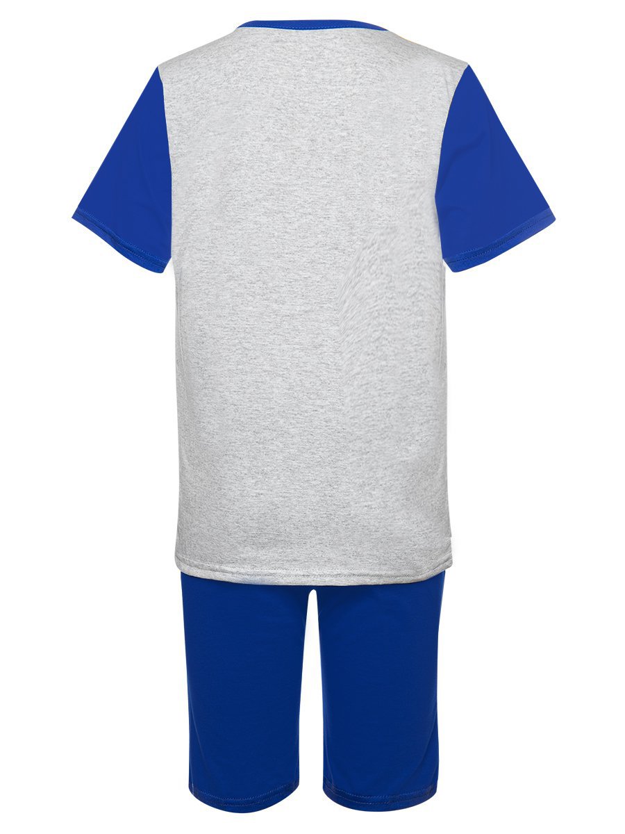 Комплект для мальчика: футболка и шорты, цвет: синий