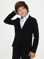 Пиджак для мальчика, цвет: черный