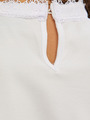Блузка прилегающего силуэта, цвет: белый