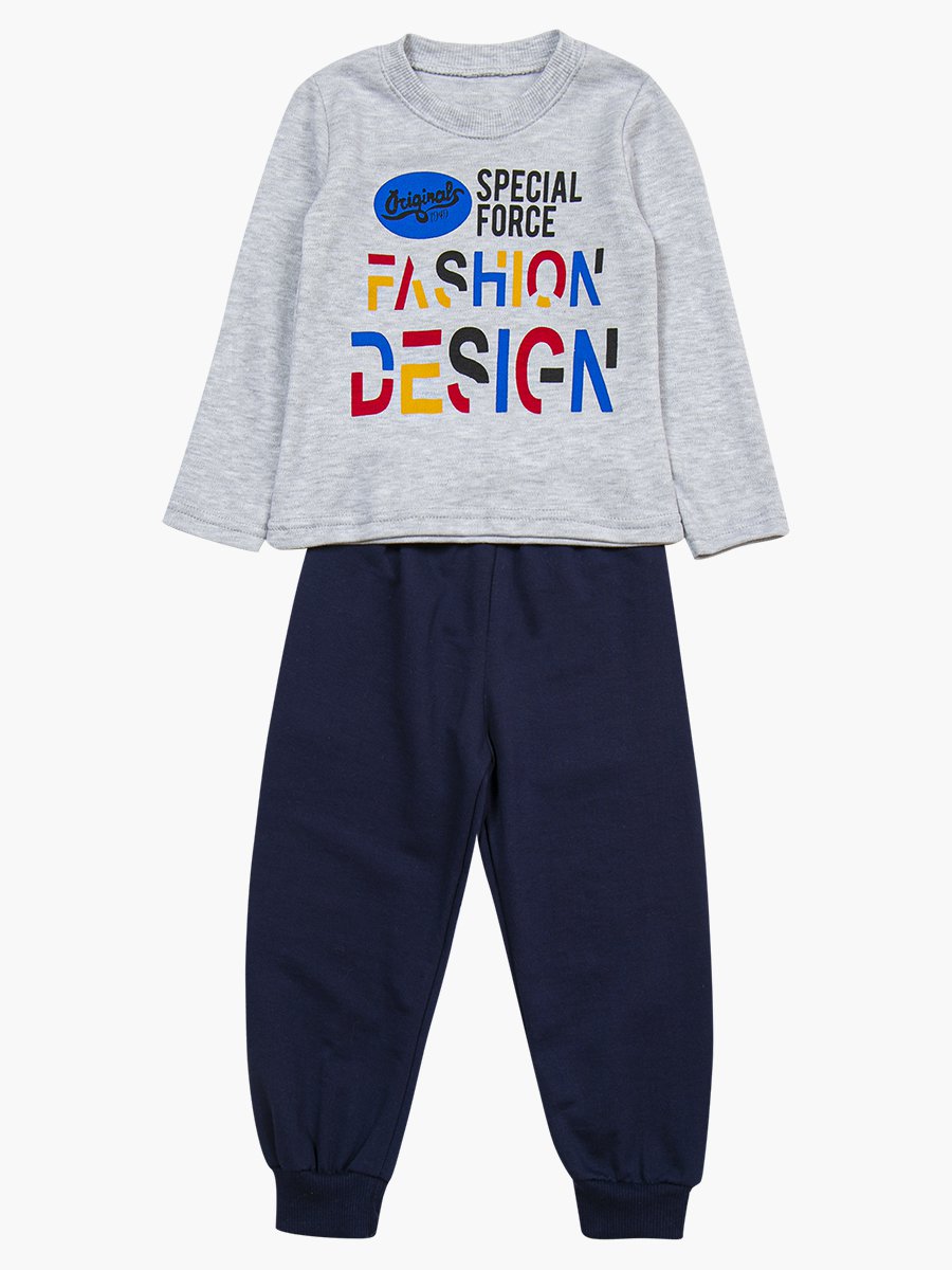 Комплект для мальчика: лонгслив, штанишки и жилет на синтепоне, цвет: бирюзовый