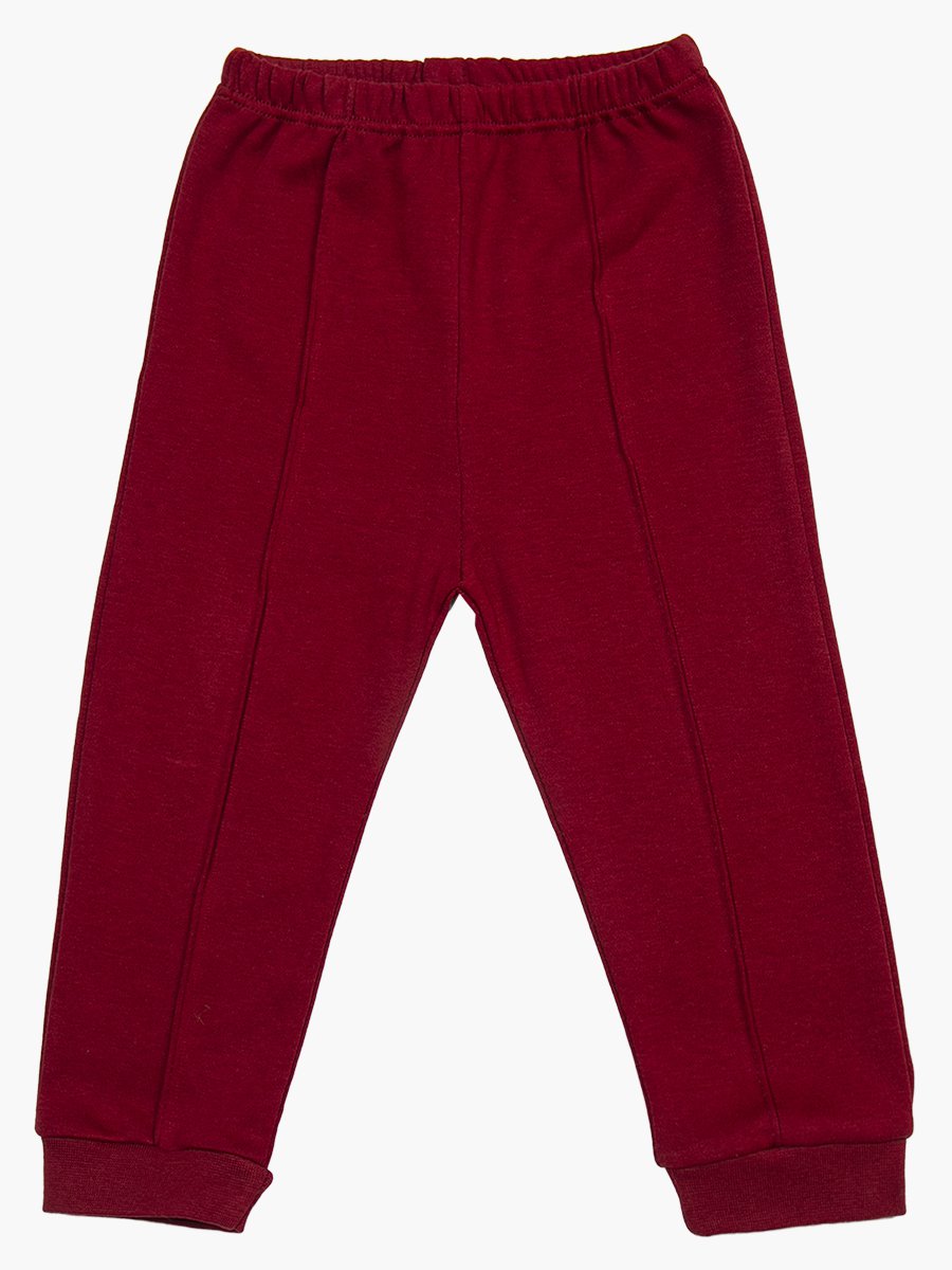 Комплект для мальчика: кофточка, штанишки и шапочка, цвет: бордовый