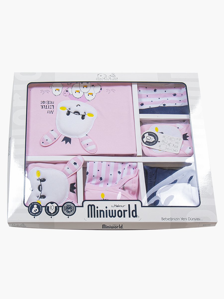 Комплект в подарочной упаковке детский, цвет: светло-розовый