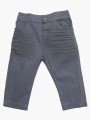 Комплект для мальчика: брюки, кофточка и джинсовая рубашка, цвет: серый