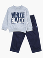 Комплект для мальчика: свитшот и брюки, цвет: темно-синий