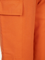 Брюки карго со средней посадкой для девочки, цвет: оранжевый