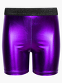 Бриджи облегающие со средней посадкой для девочки, цвет: фиолетовый