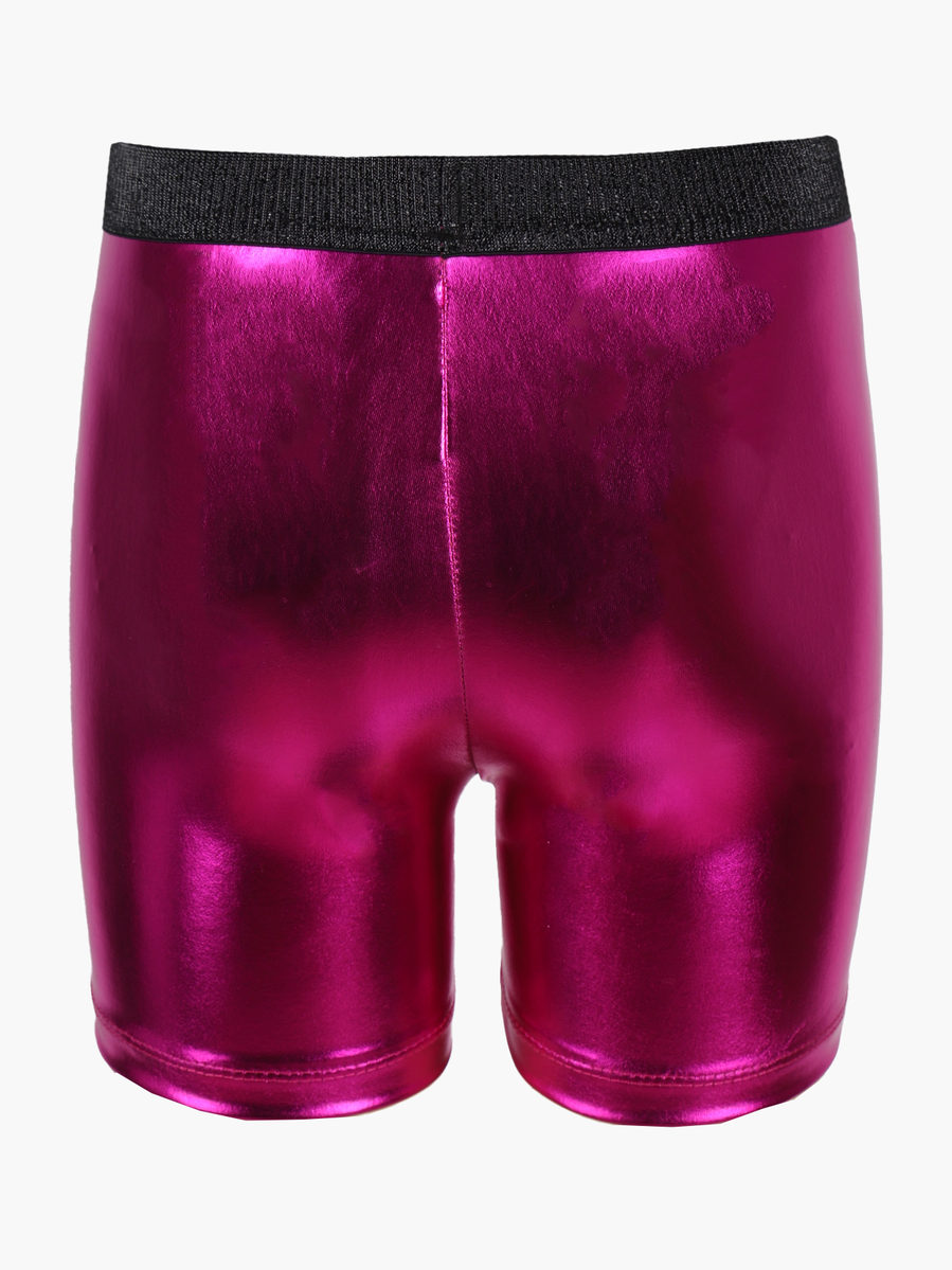 Бриджи облегающие со средней посадкой для девочки, цвет: фиолетовый