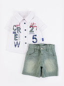 Комплект для мальчика: рубашка и шорты