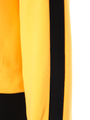 Костюм спортивный:свитшот и брюки облегающие со средней посадкой, цвет: шафрановый