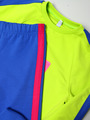 Костюм спортивный:свитшот и брюки полуприлегающие со средней посадкой, цвет: салатовый