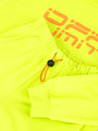 Костюм спортивный: свитшот и брюки широкие с завышенной талией, цвет: неон зеленый
