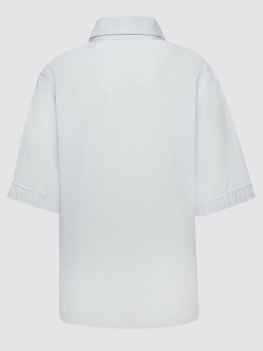 Блузка рубашечного покроя, цвет: белый