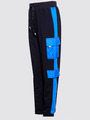 Брюки спортивные джоггеры со средней посадкой для мальчика, цвет: темно-синий