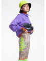 Бриджи укороченные со средней посадкой для девочки Тай-Дай, цвет: меланж капучиновый
