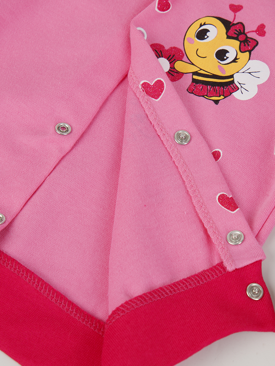 Комплект для девочки: штанишки и кофточка, цвет: розовый