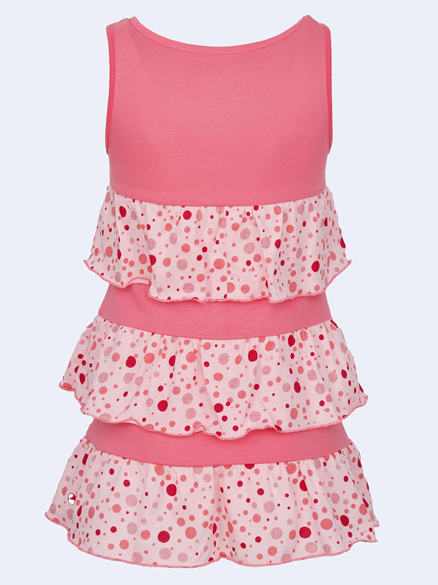 Платье А-силуэта для девочки, цвет: пыльно-розовый