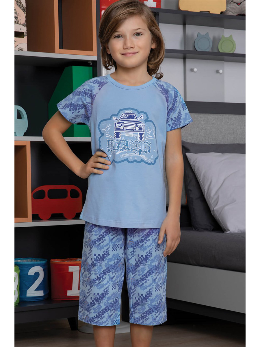Пижама для мальчика, цвет: синий
