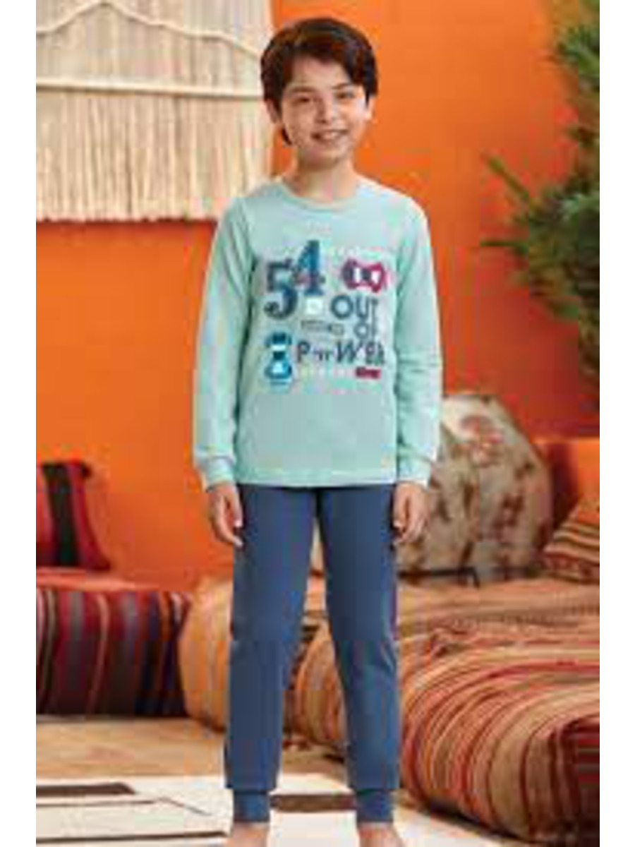 Пижама для мальчика, цвет: голубой
