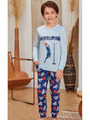 Пижама для мальчика, цвет: серый