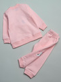 Комплект для девочки: свитшот и штанишки, цвет: светло-розовый