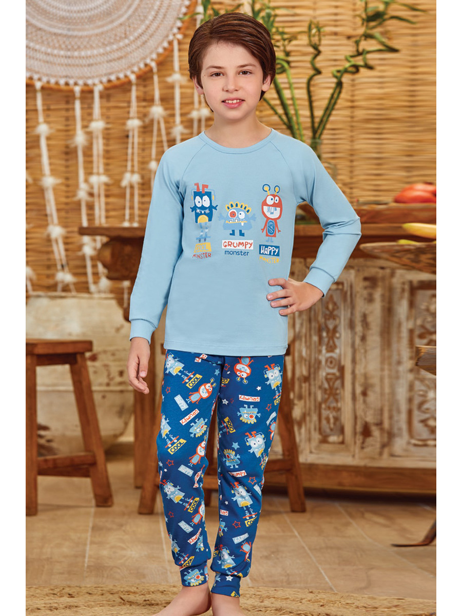 Пижама для мальчика, цвет: голубой