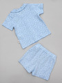 Комплект для мальчика: кофточка и шорты, цвет: голубой