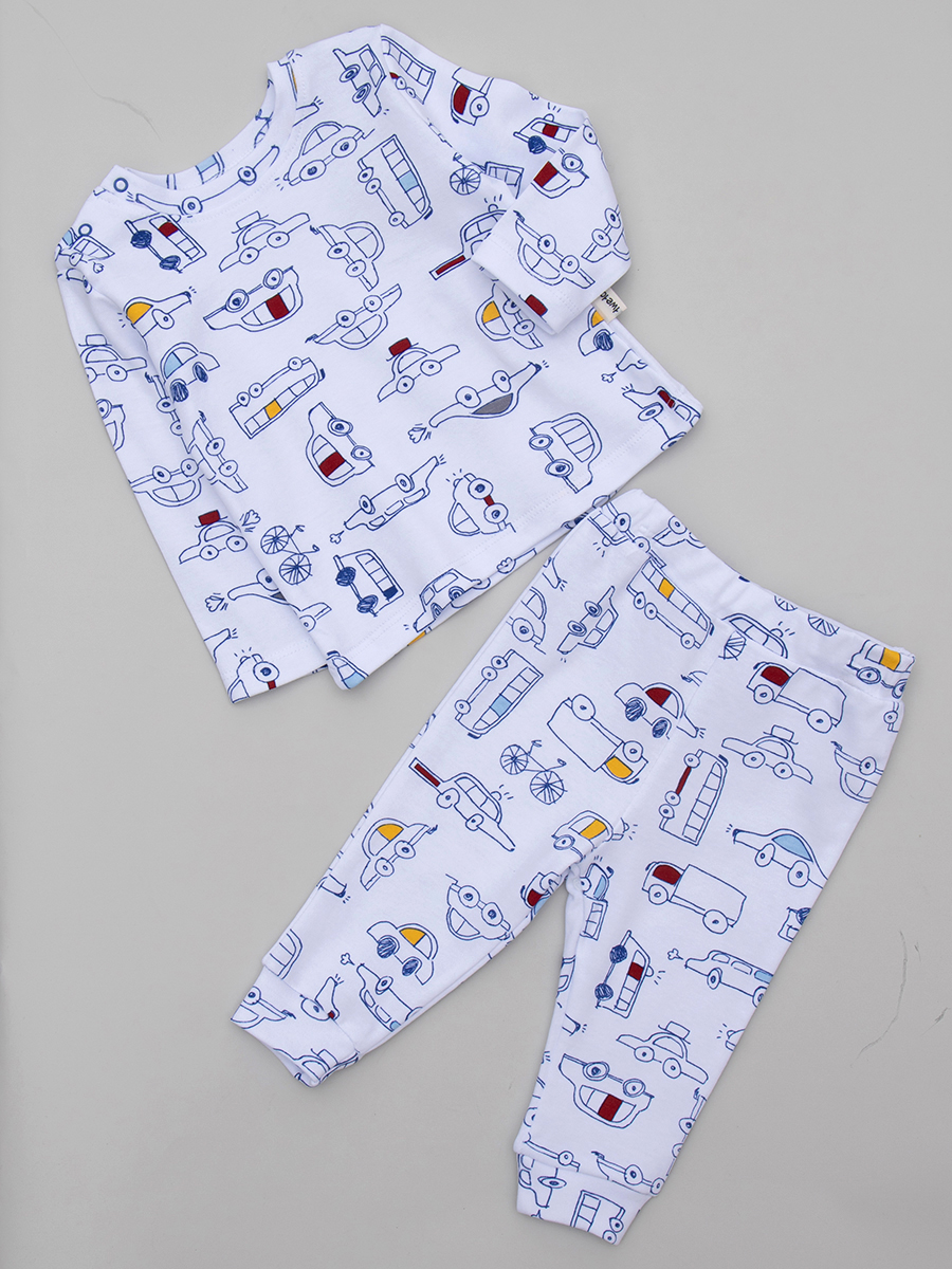 Комплект детский: кофточка и штанишки, цвет: белый