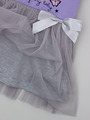 Платье приталенное с юбкой из сетки, цвет: сиреневый