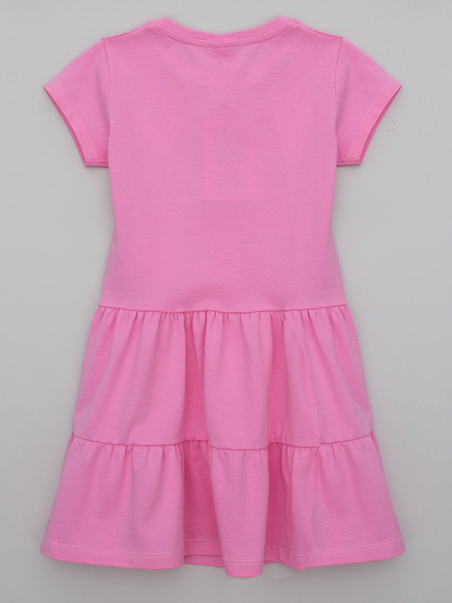 Платье приталенное с расклешенной юбкой, цвет: пыльно-розовый