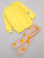 Комплект детский: кофточка и штанишки, цвет: желтый