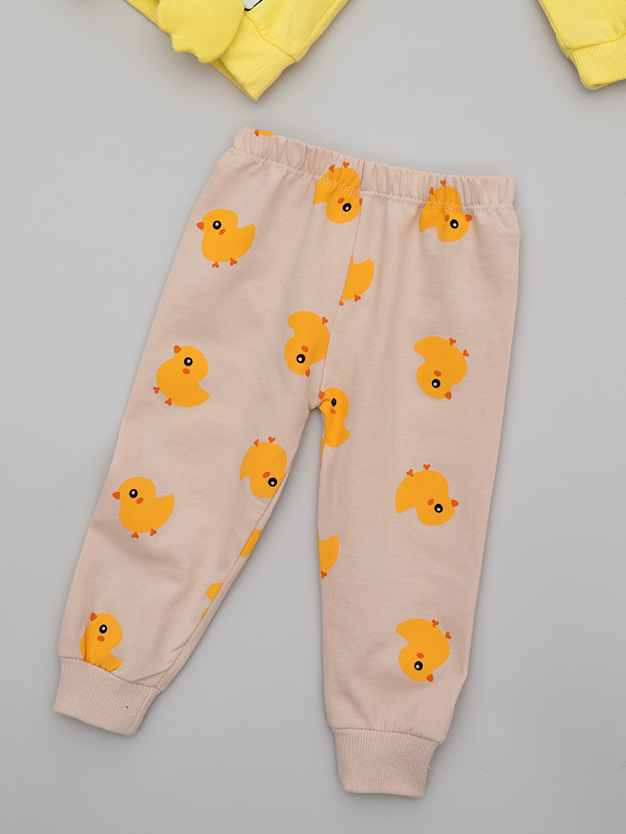 Комплект детский: кофточка и штанишки, цвет: желтый