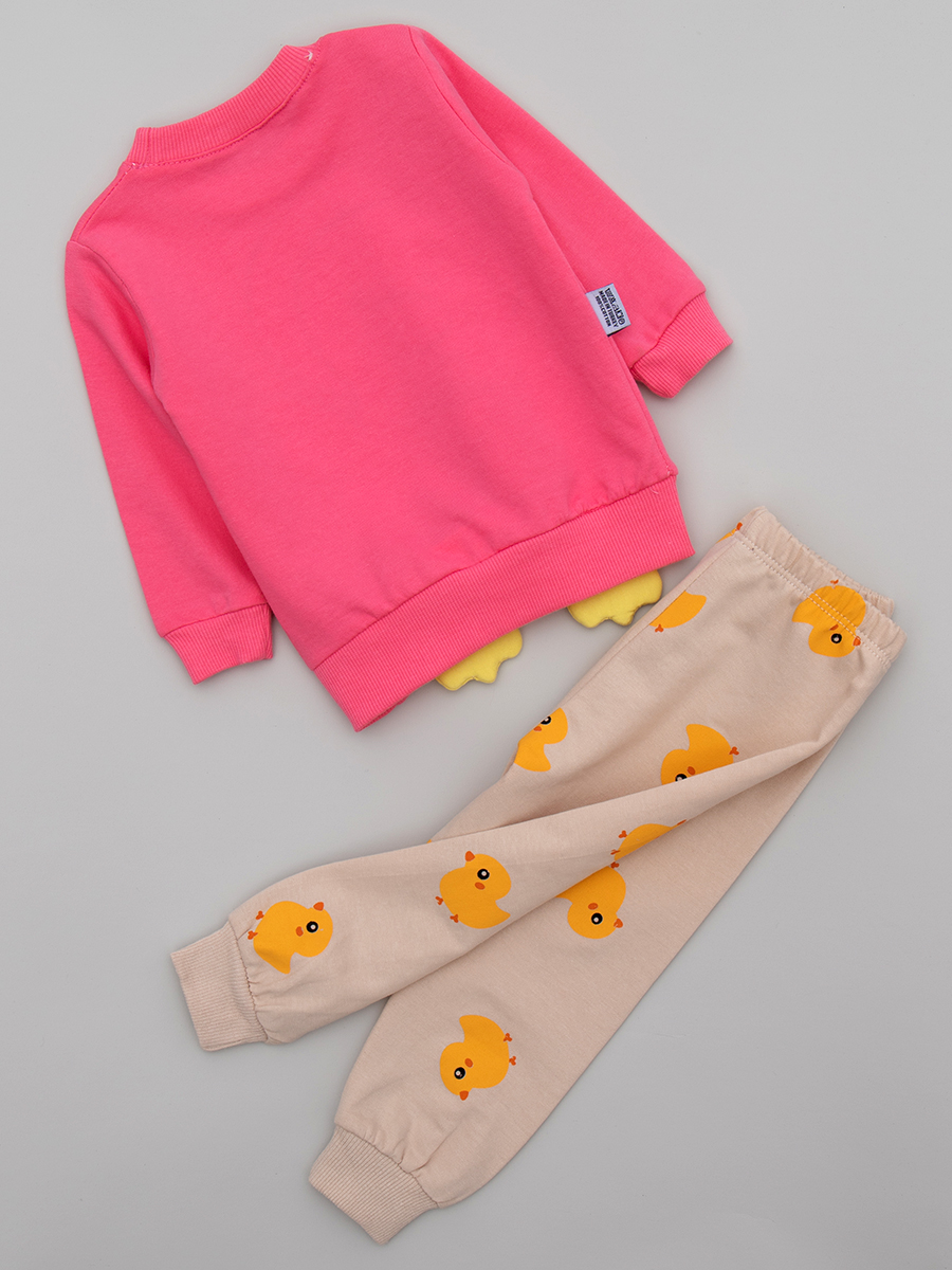 Комплект детский: кофточка и штанишки, цвет: розовый