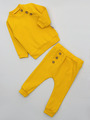 Комплект  детский: кофточка и штанишки, цвет: желтый