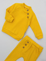 Комплект  детский: кофточка и штанишки, цвет: желтый