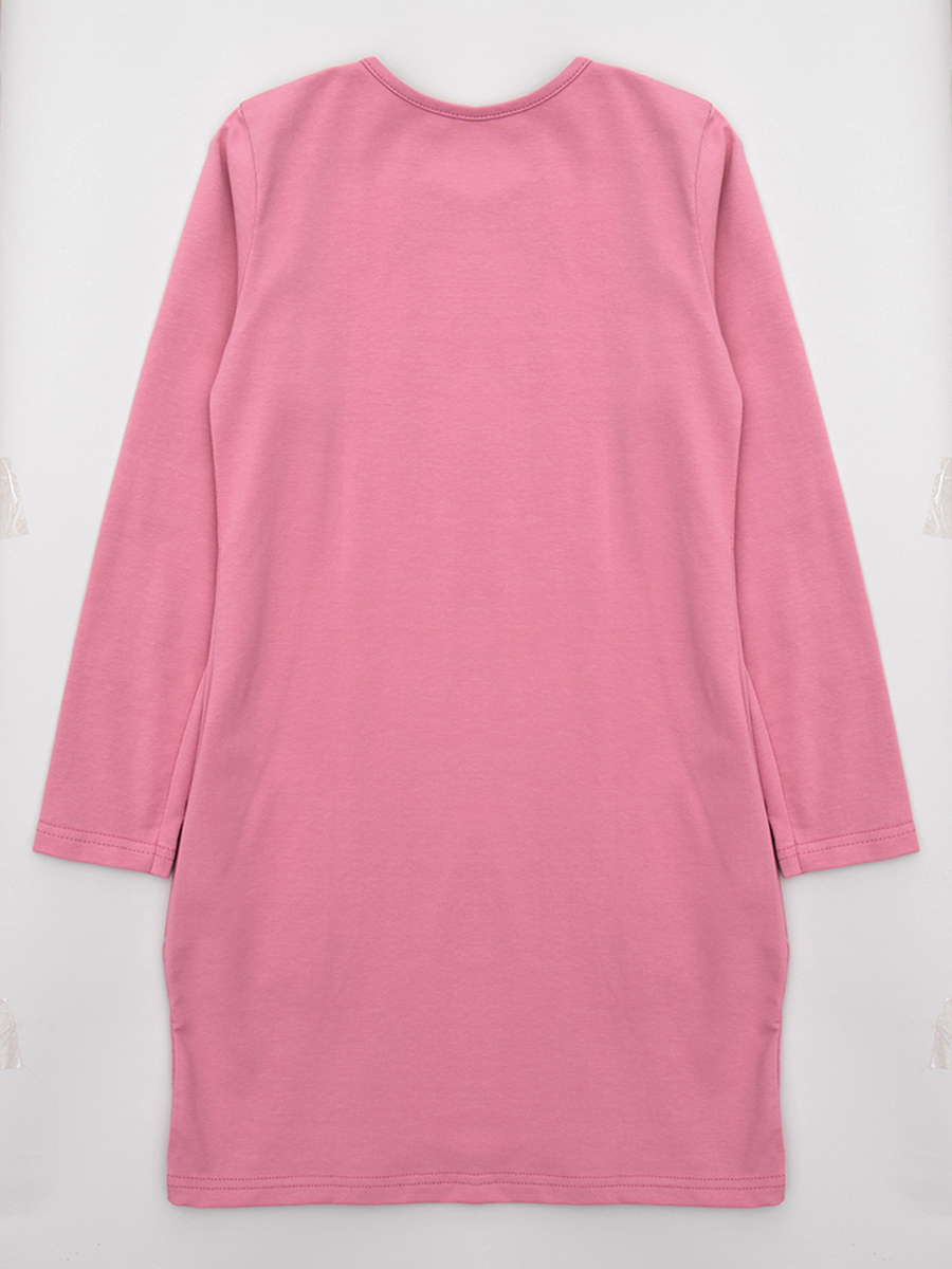 Платье А-силуэта, цвет: пыльно-розовый