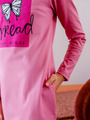 Платье А-силуэта, цвет: пыльно-розовый
