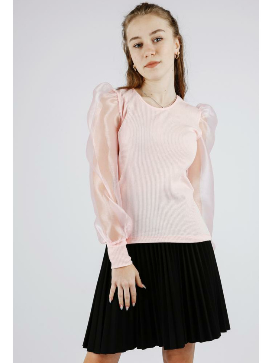 Блузка для девочки, цвет: светло-розовый