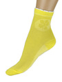 Носки для девочки, цвет: желтый