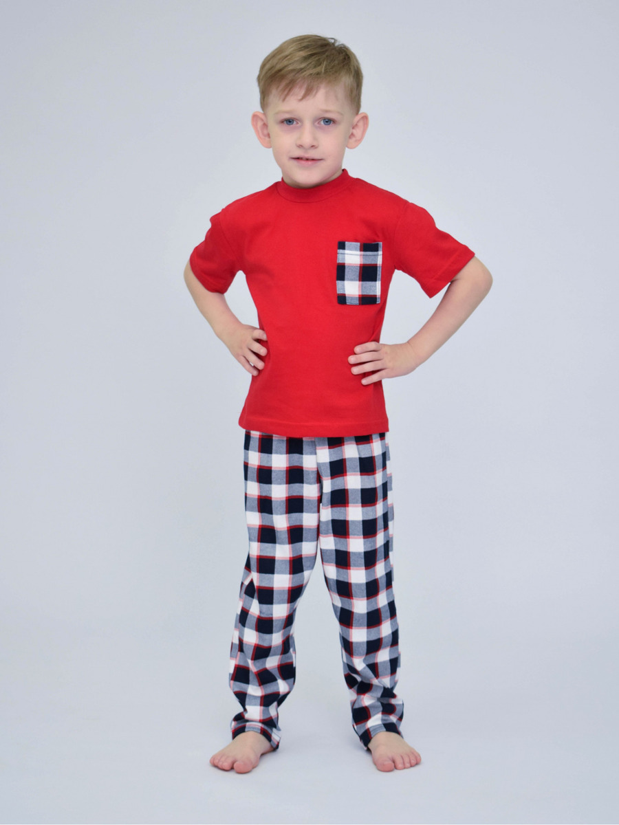 Пижама для мальчика, цвет: красный