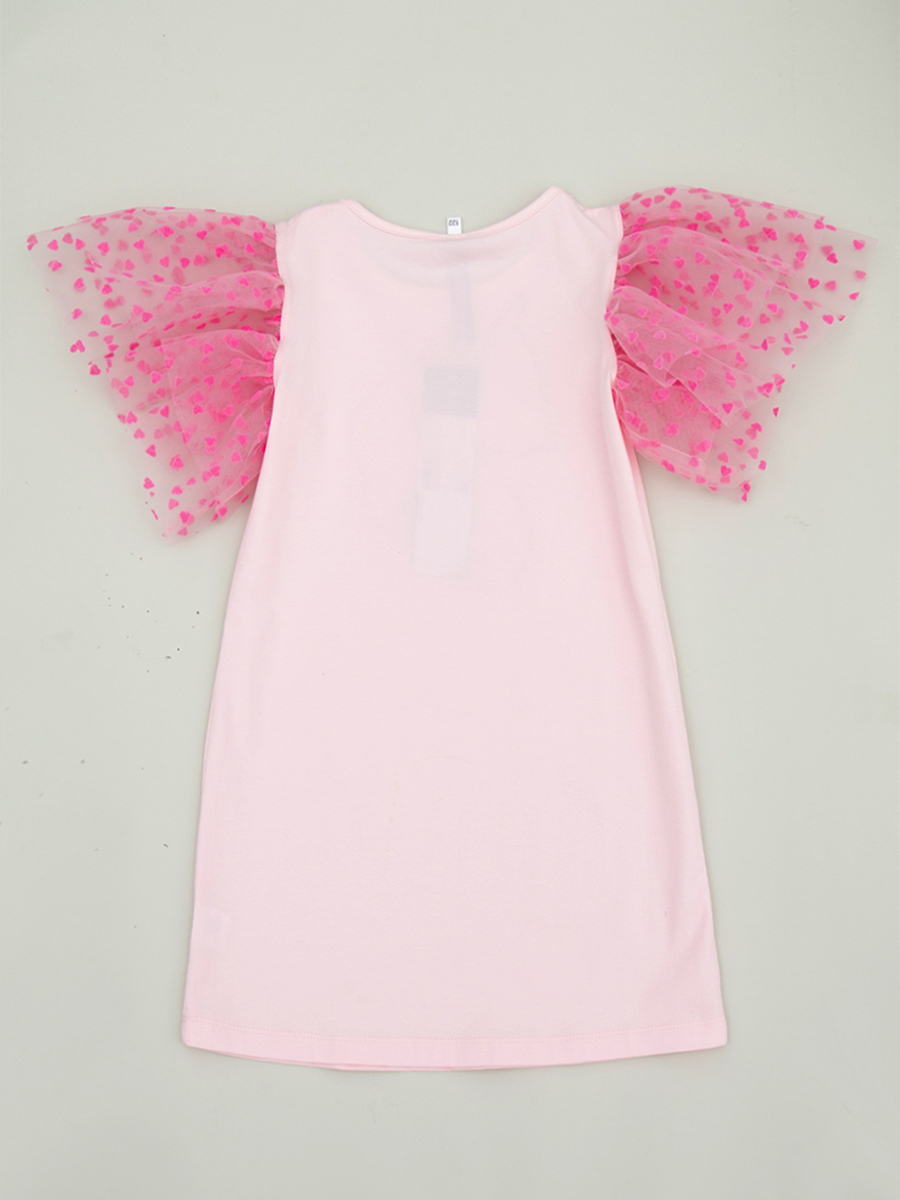 Платье А-силуэта, цвет: светло-розовый