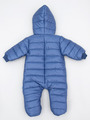 Комбинезон болоньевый детский на подкладке из искусственного меха, цвет: синий