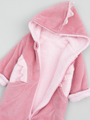 Комбинезон велюровый детский на подкладке из искусственного меха, цвет: розовый