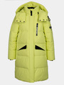Куртка зимняя для девочки, цвет: салатовый