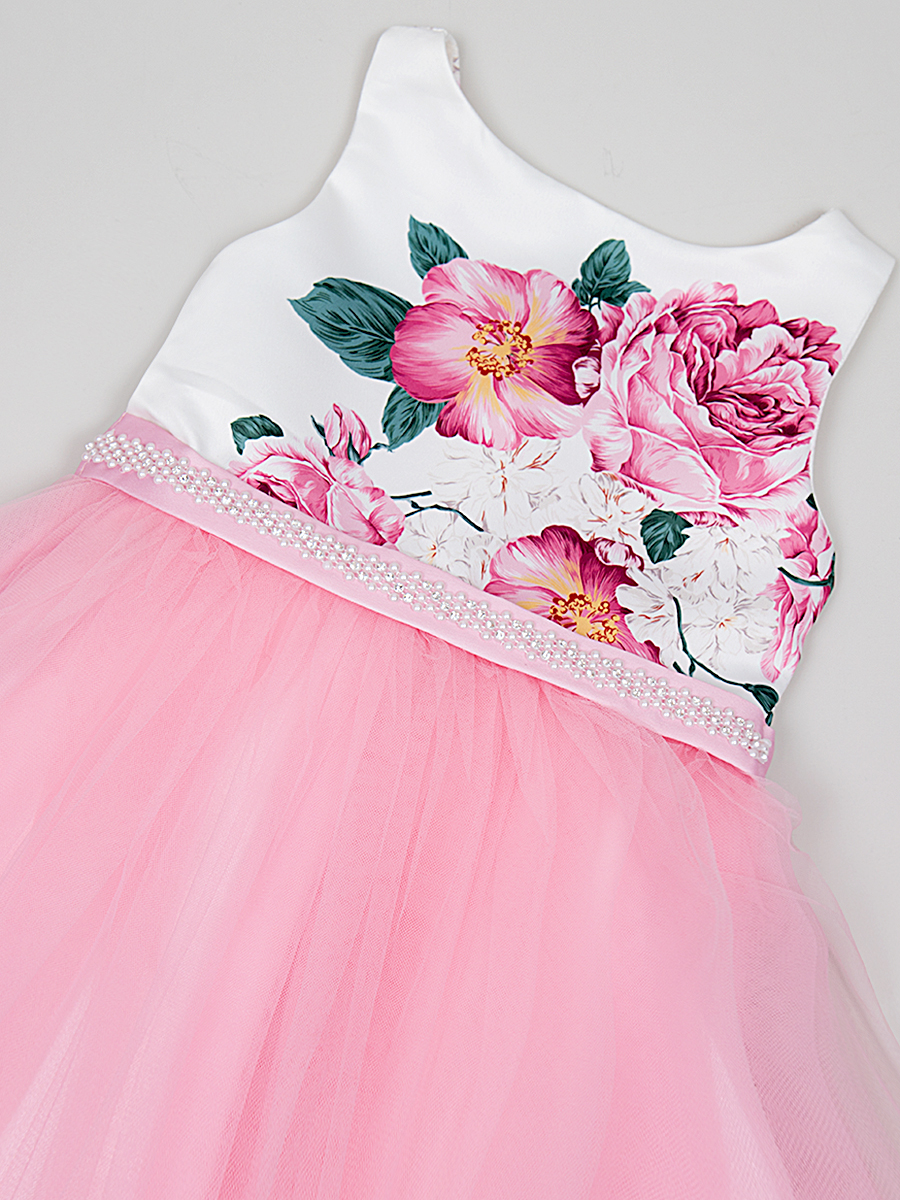 Платье нарядное, цвет: розовый
