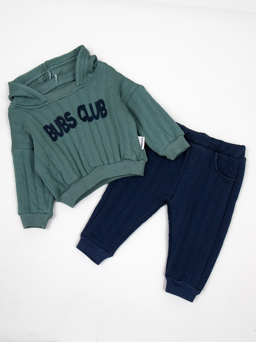 Комплект для мальчика: кофточка и штанишки, цвет: зеленый лес